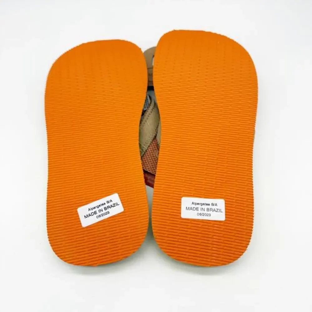 Havaianas Men's Urban Fusion II‎ Sandal Rose Gold Size US 11/12 EU 43/44